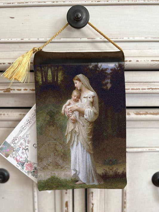 MARY VINTAGE CATHOLIC Blessing Carrier Pouch THE INNOCENCE