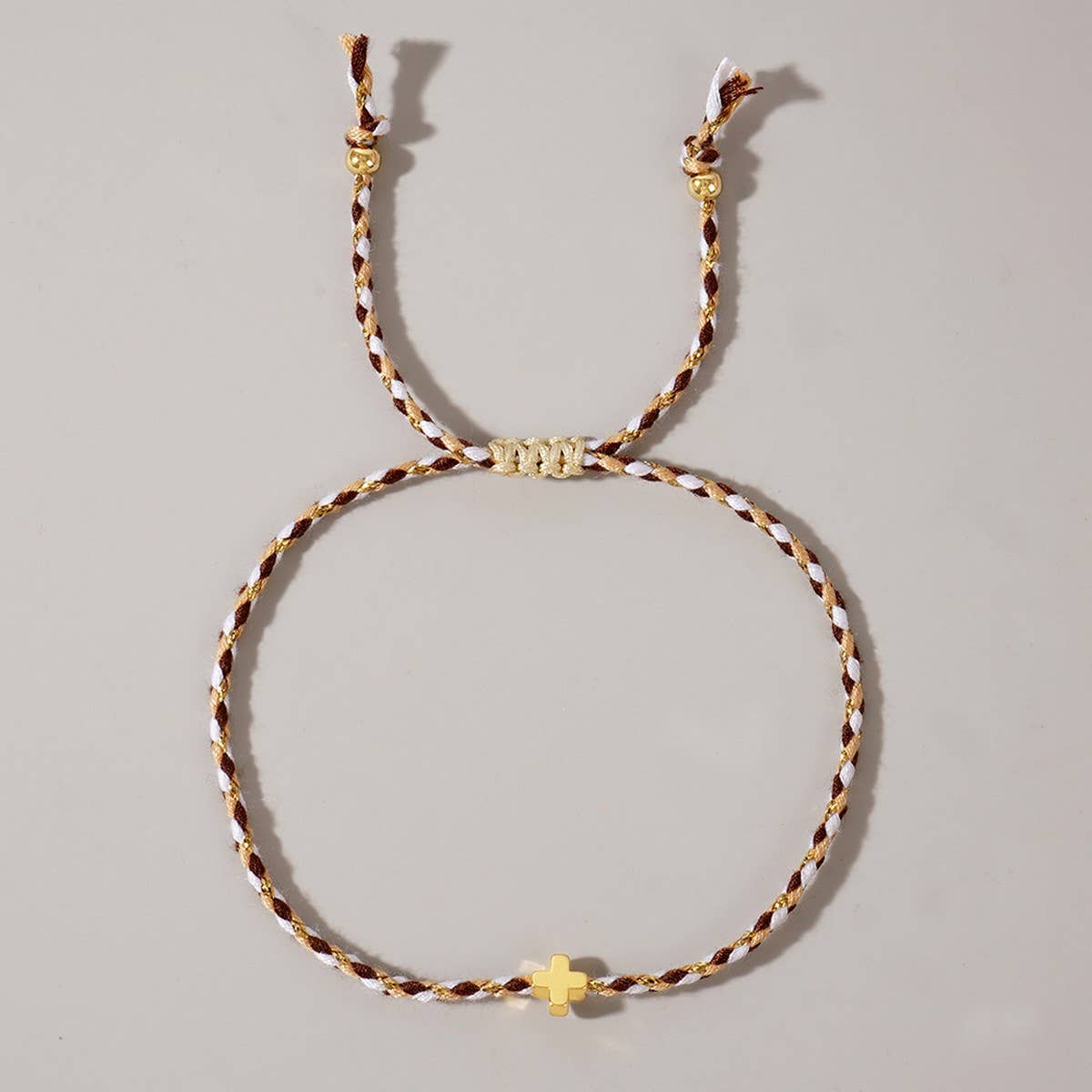 Cotton Cross Bracelet