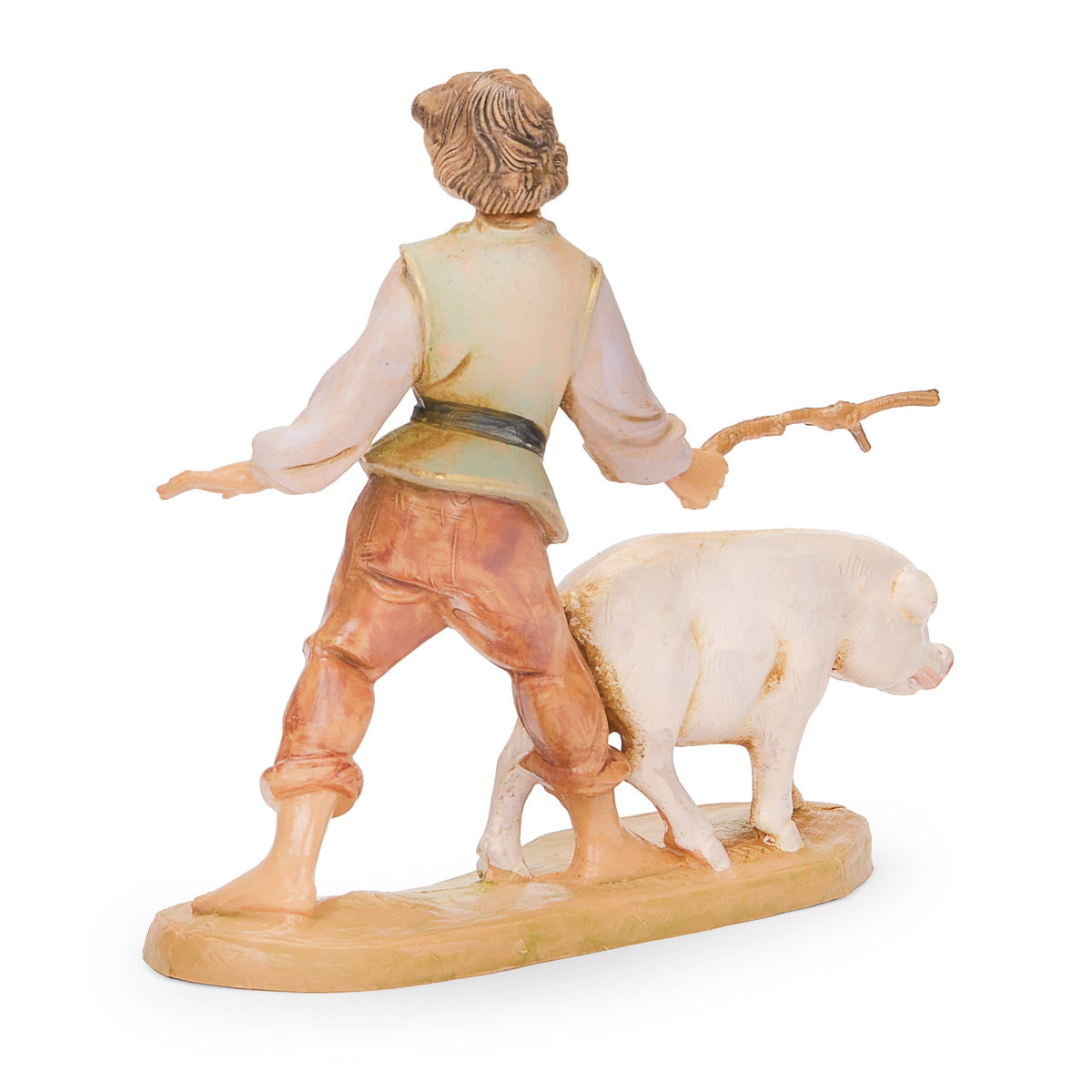 Fontanini 5" Scale Clement Boy With Pig Nativity Figure