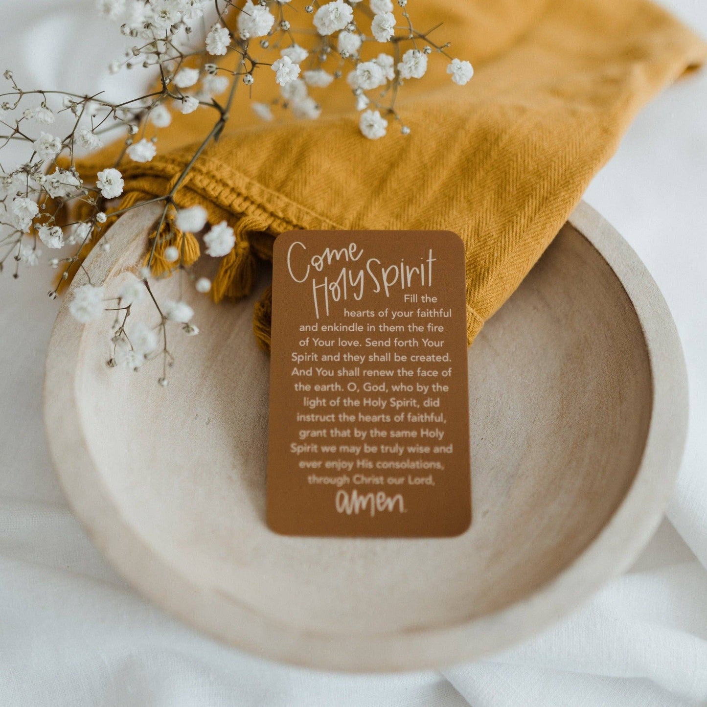Come Holy Spirit Prayer Card