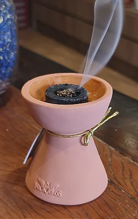 Ceramic Resin Incense Burner — 3.5 in — Various Styles