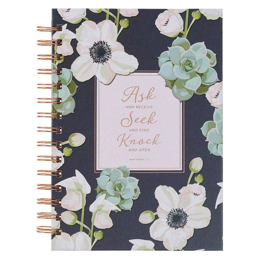 Ask Seek Knock Spiral Journal