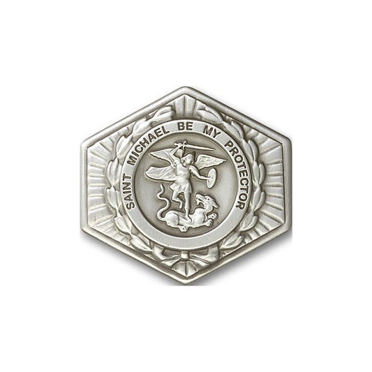 Saint Michael the Archangel Visor Clip