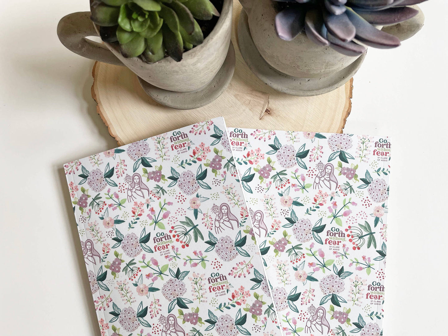 St. Clare of Assisi Notebook & Journal I Catholic Gift