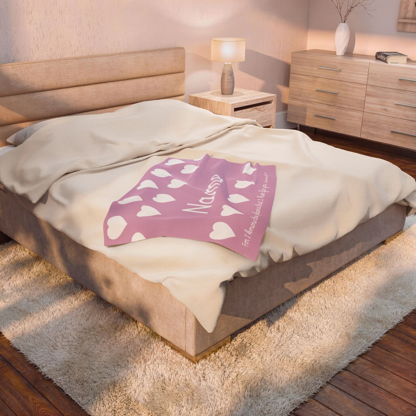 For I Know The Plans Personalized Blanky