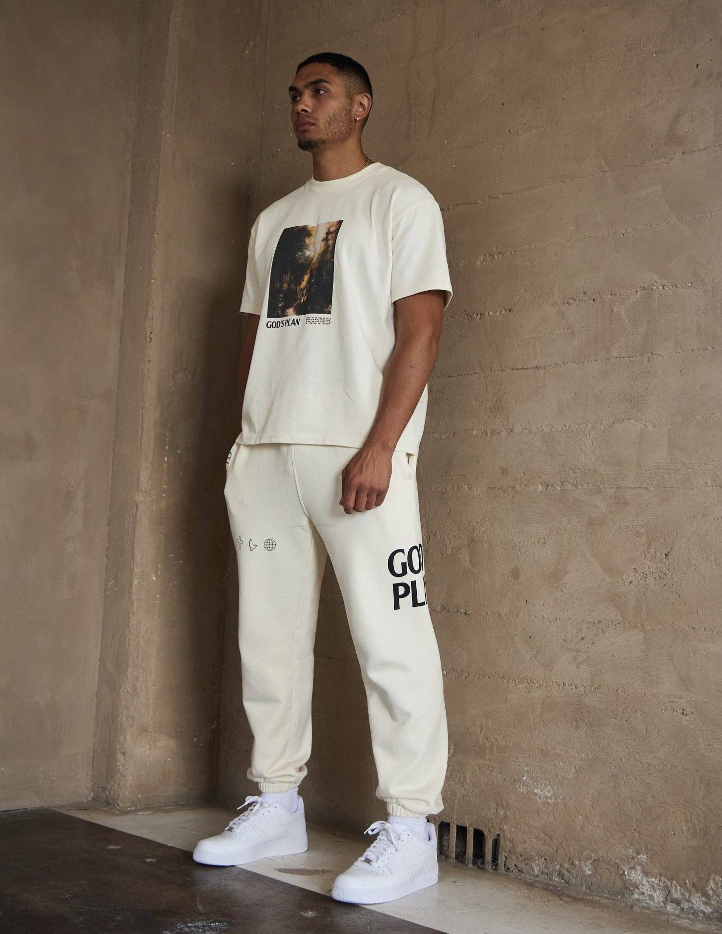 God's Plan Heavyweight Tee - Alabaster