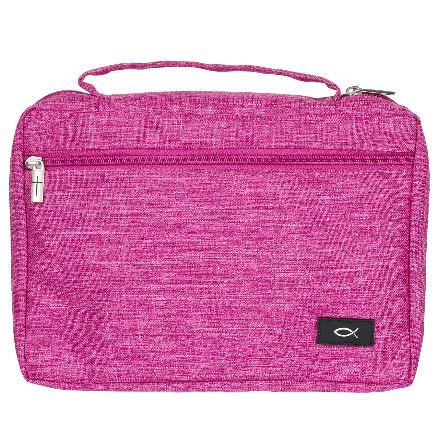 Bible Cover Value Pink Ichthus Patch