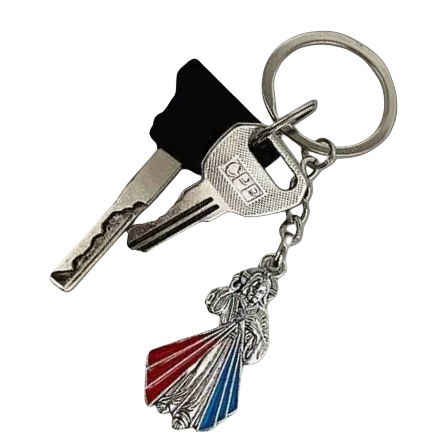 Keychain - Divine Mercy 3" 