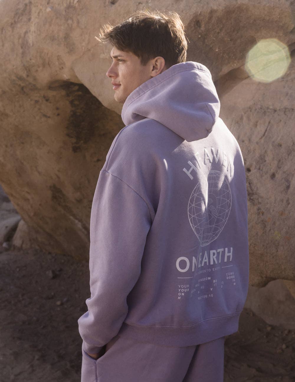 Heaven on Earth Hoodie - Amethyst
