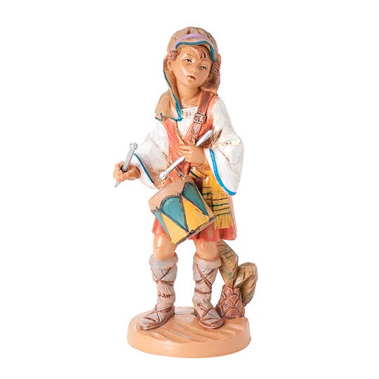Fontanini 5" Scale Jareth, Drummer Boy Nativity Figure