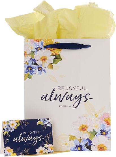 Large Scripture Gift Bag with Card & Tissue