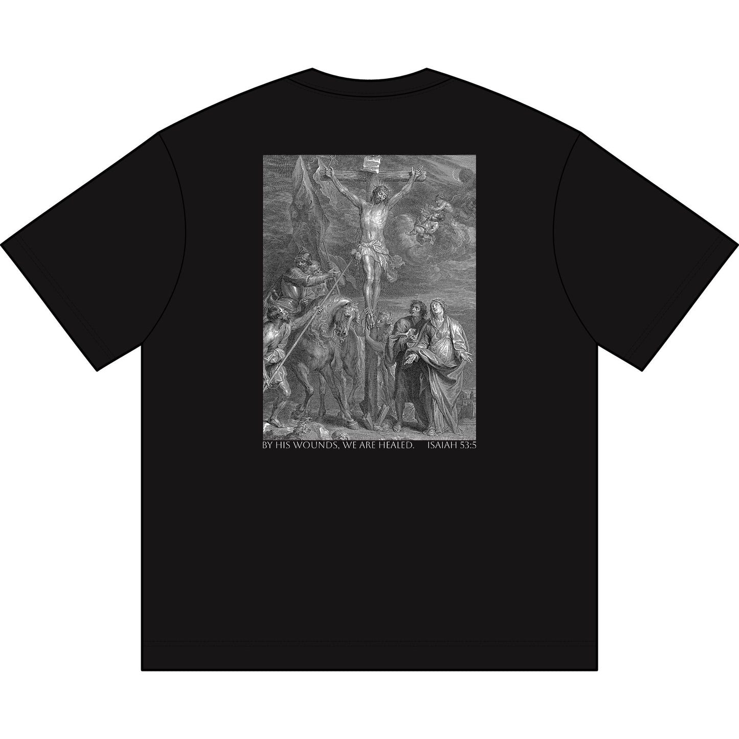 By His Wounds Vintage Box Tee