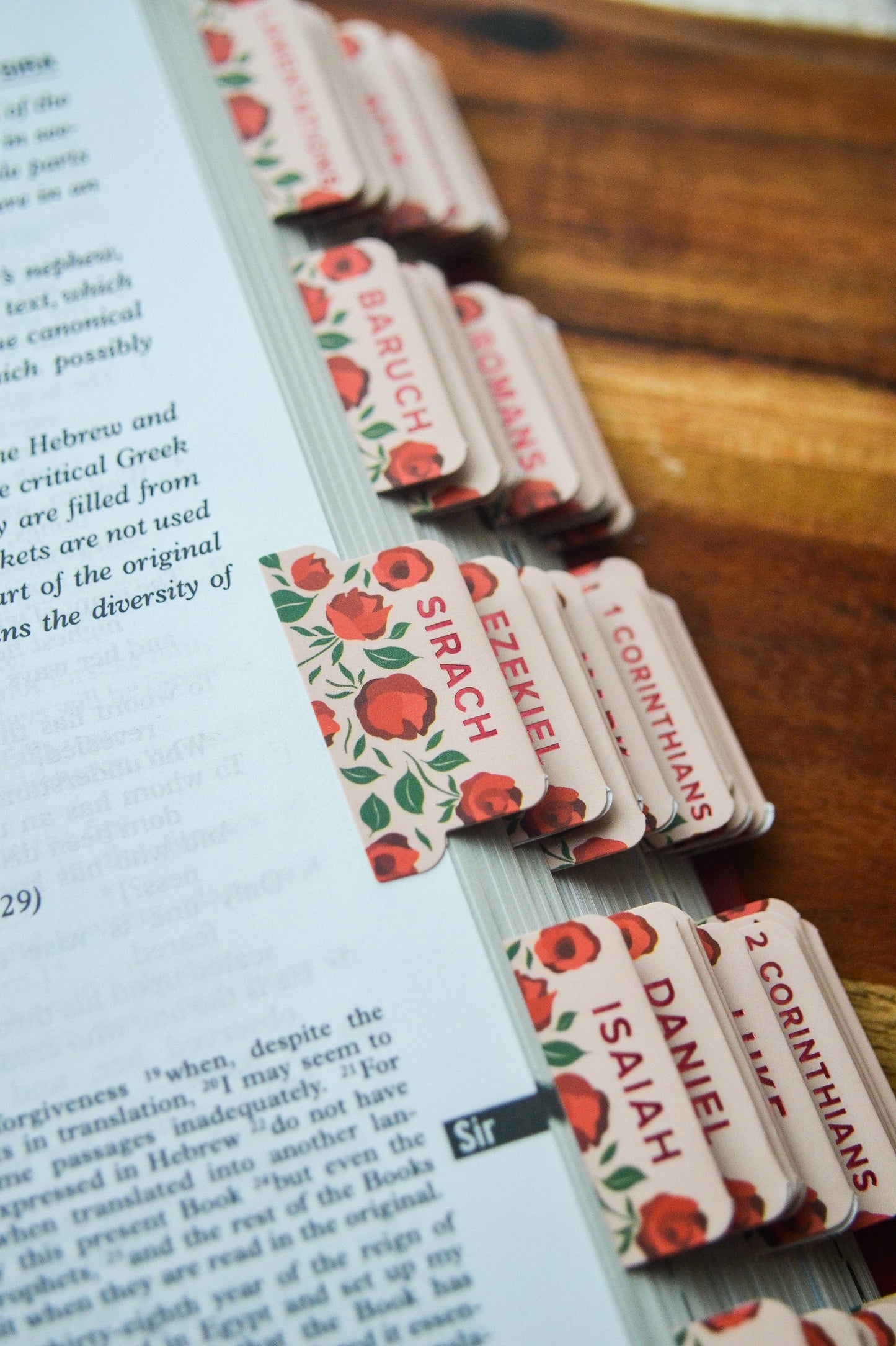 Shower of Roses Catholic Bible Tabs