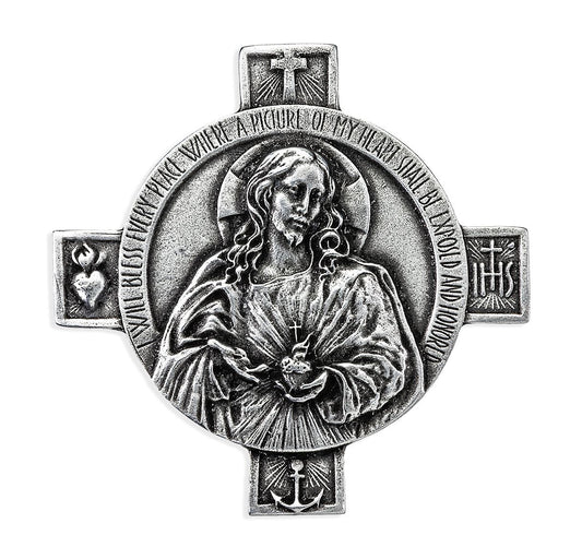 Sacred Heart of Jesus Auto Visor Clip