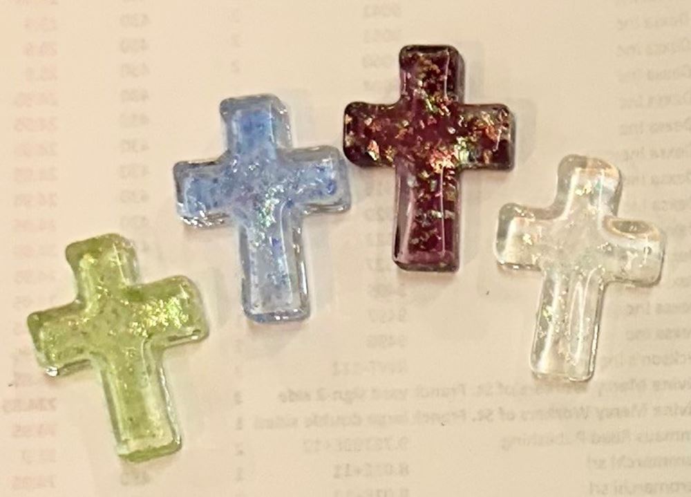 He is Risen Cross Charms