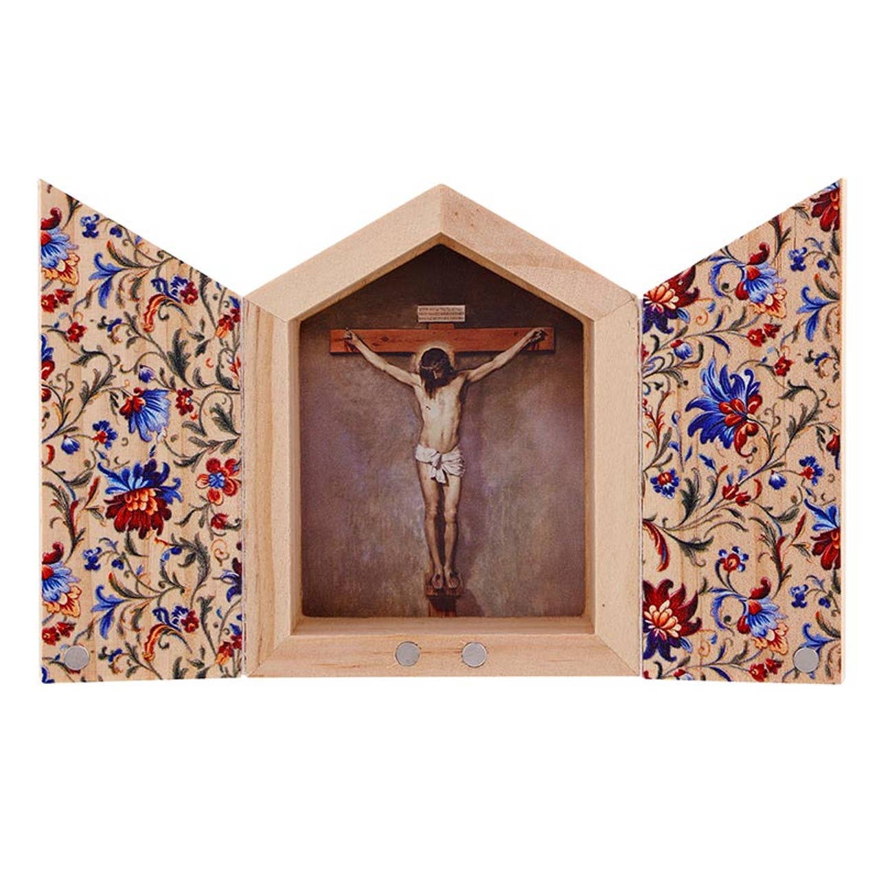 Crucifix Diptych 4x3"