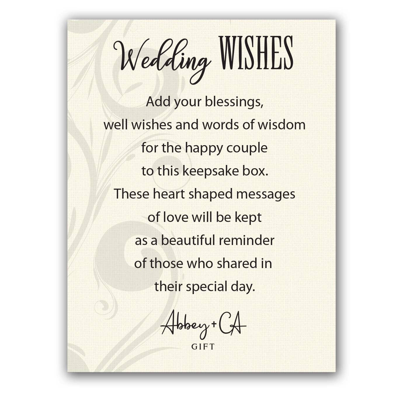 Wedding Wishes Box