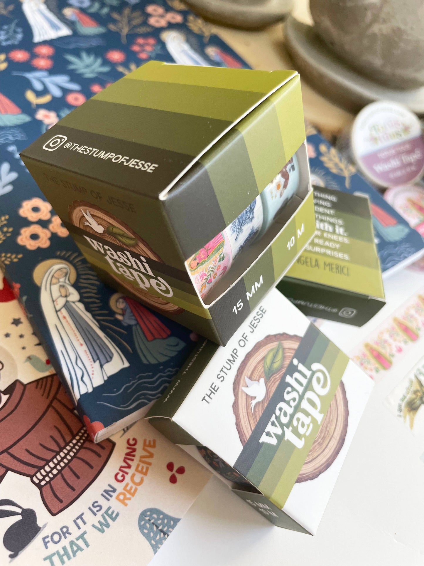 Totus Tuus Washi Tape | Catholic Washi Tape | 15mm x 10m
