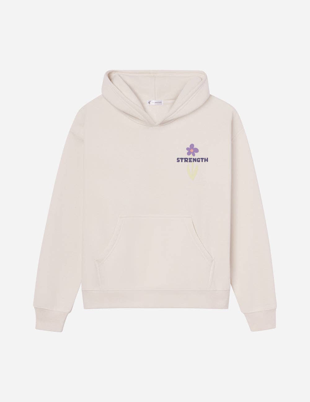 My Strength Floral Unisex Hoodie