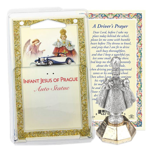 Infant of Prague Auto Statue