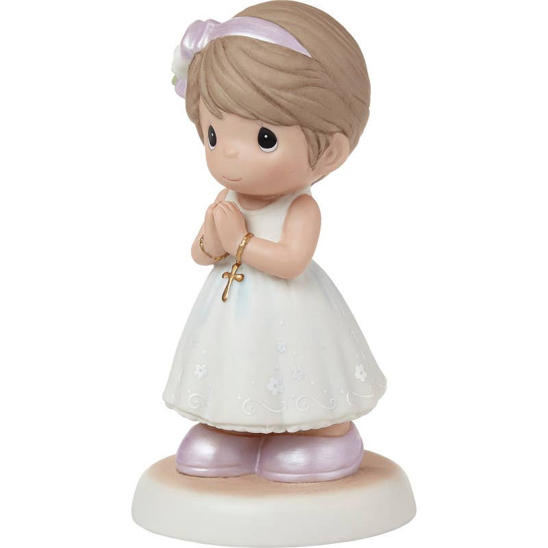Blessings On Your First Communion Brunette Hair/Medium Skin