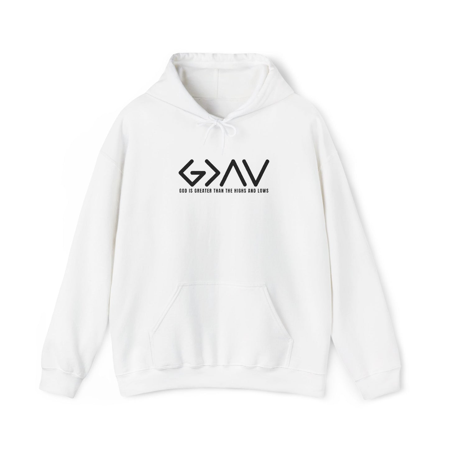 GDAV Minimal Logo Hoodie — Distressed Graphic Pullover
