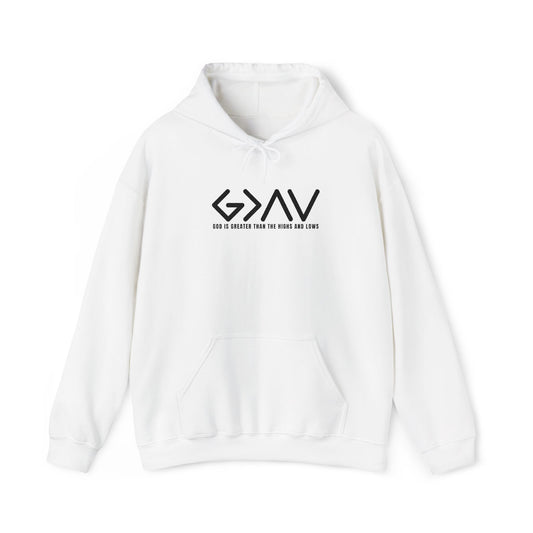 GDAV Minimal Logo Hoodie — Distressed Graphic Pullover