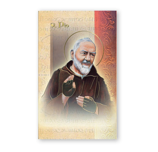 St. Padre Pio Bio Card