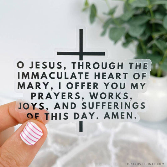 Black Morning Offering Vinyl Sticker