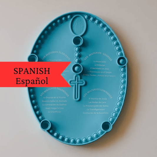 Rosary Popper: Blue (Spanish)