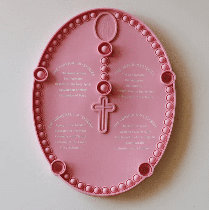 Rosary Popper: Rose Pink