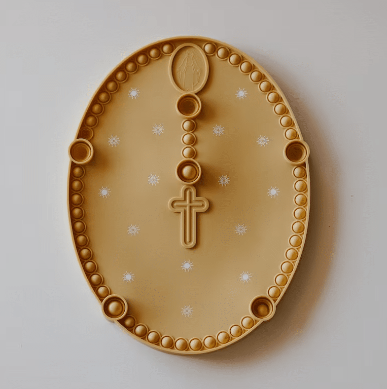 Rosary Popper: Fatima Sun Design (No Words)