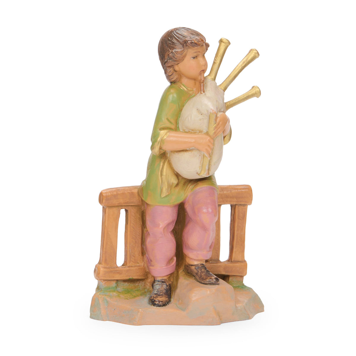 Fontanini 5" Scale Jonas Boy Bagpiper Nativity Figure
