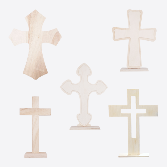 Wooden Cross with Stand
