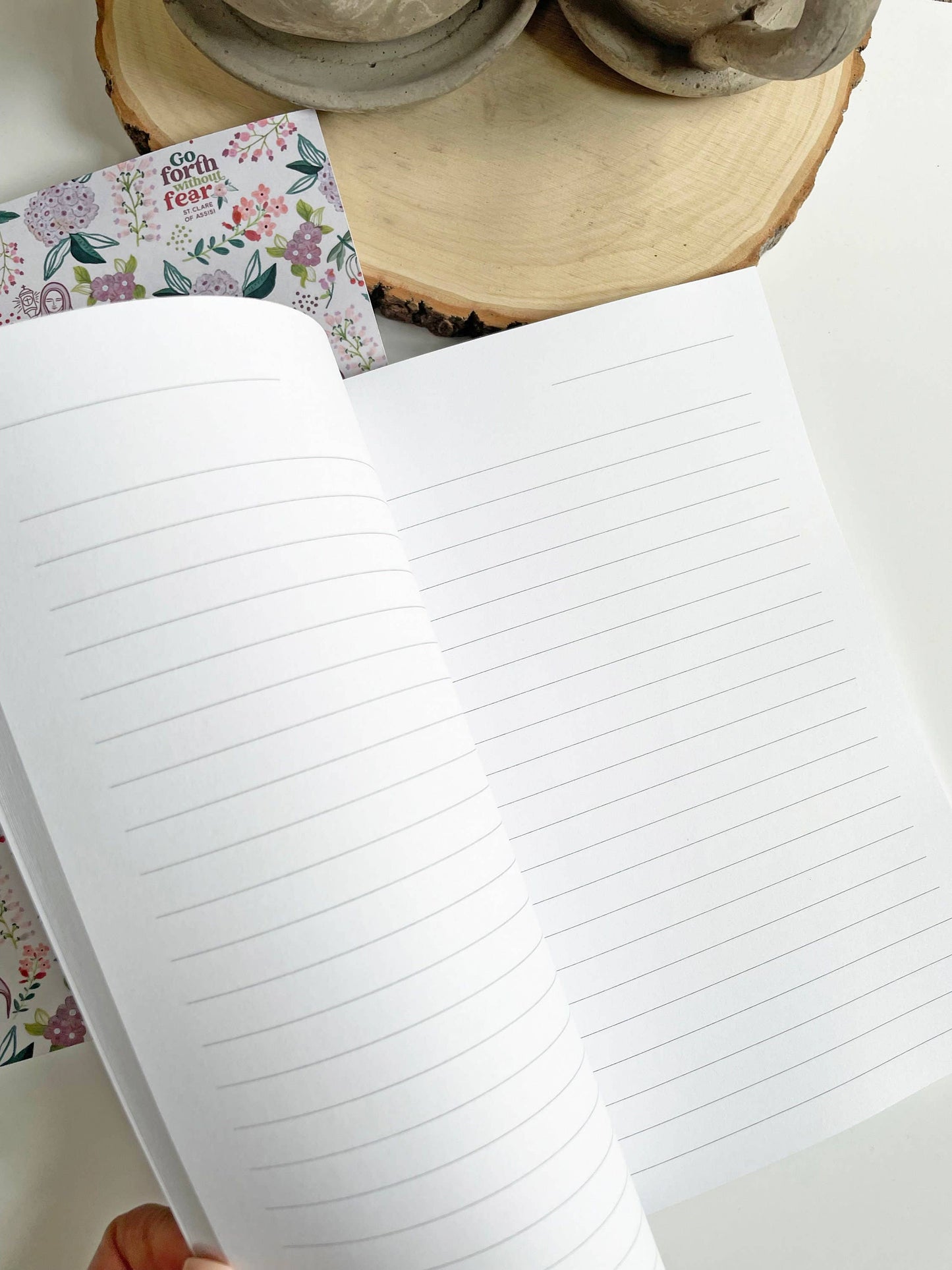 St. Clare of Assisi Notebook & Journal I Catholic Gift