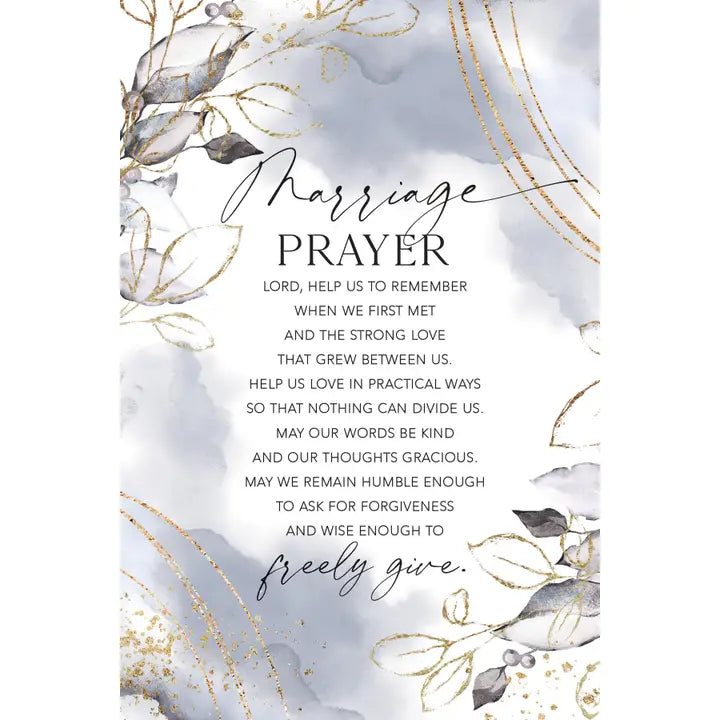 Marriage Prayer Plaque 6x9