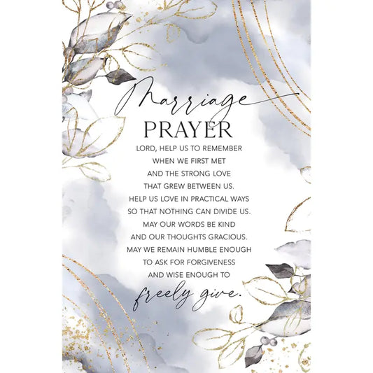 Marriage Prayer Plaque 6x9