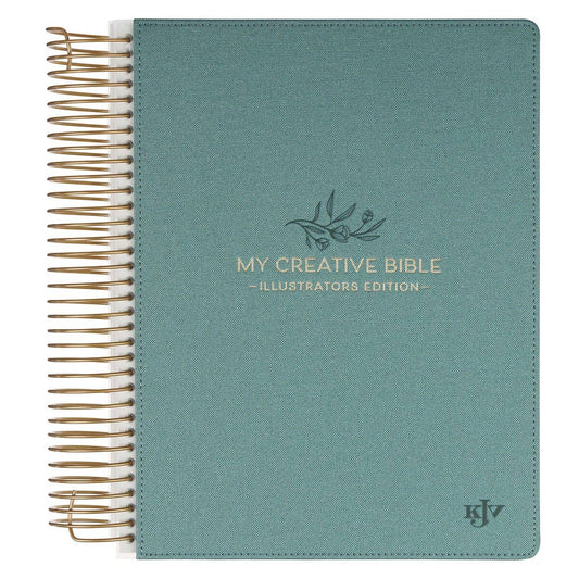 KJV My Creative Bible Teal Linen Hardcover