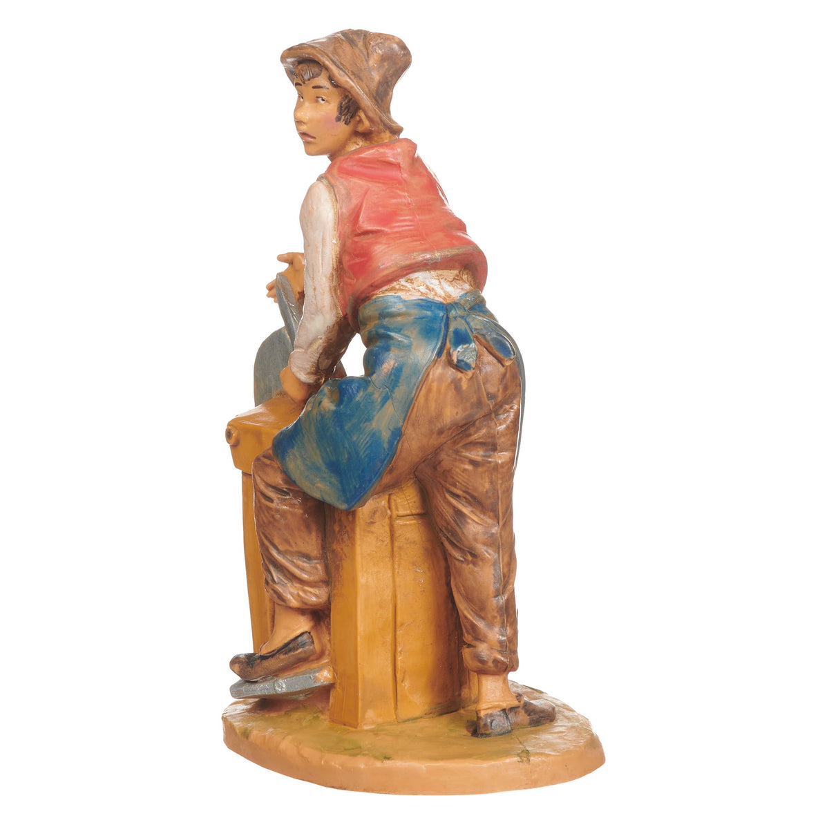 Fontanini 5" Scale Silvanus, Knife Sharpener Nativity Figure