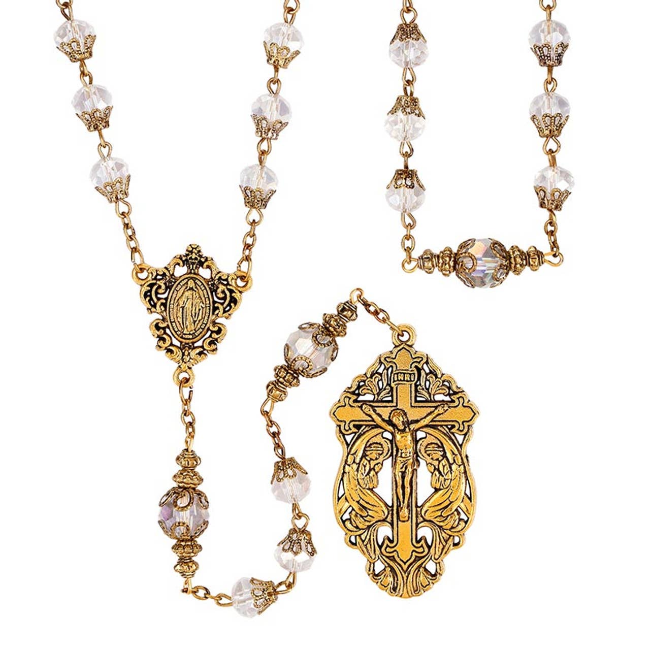 Crystal Mary of Angels Rosary