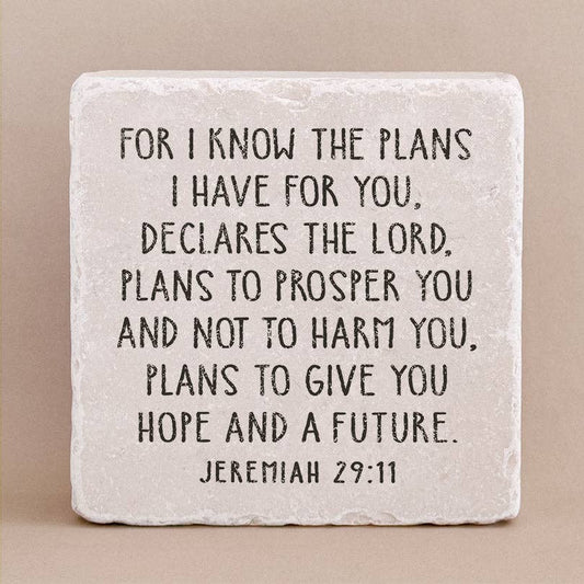 503 | Jeremiah 29:11 Stone Block