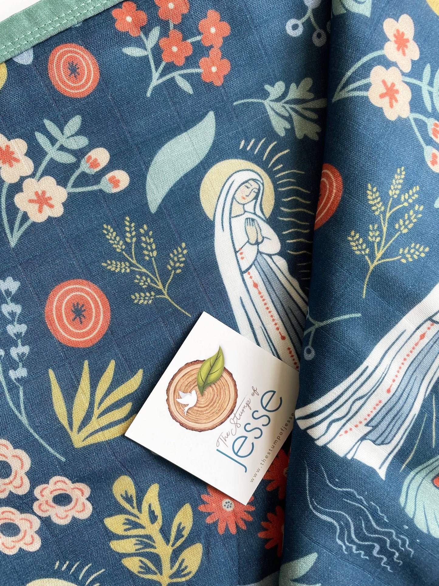 Our Lady of Lourdes & St. Bernadette Quilt