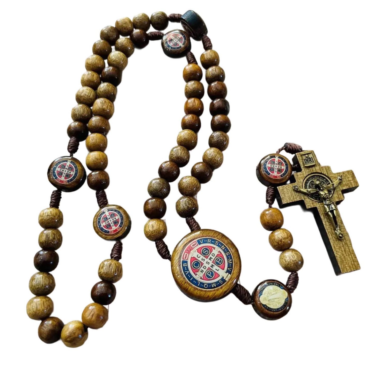 St. Benedict Wooden Rosary