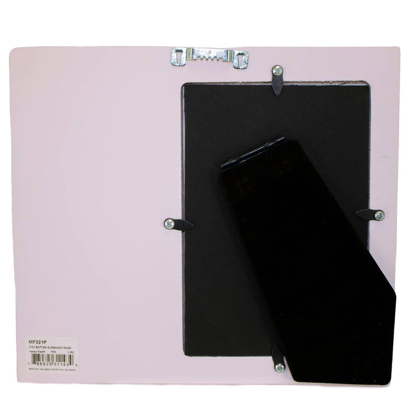 Pink Baptism Blessings Frame