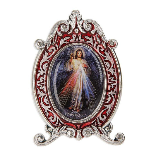 2.5" Divine Mercy Metal Plaque