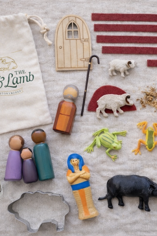 The Ten Plagues Sensory Storybox