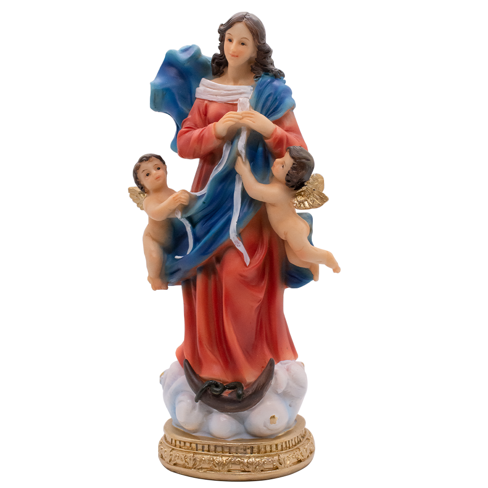 Our Lady Untier of Knots 8" Resin Statue