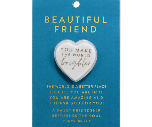 LCP Heart Stone Card Beautiful Friend