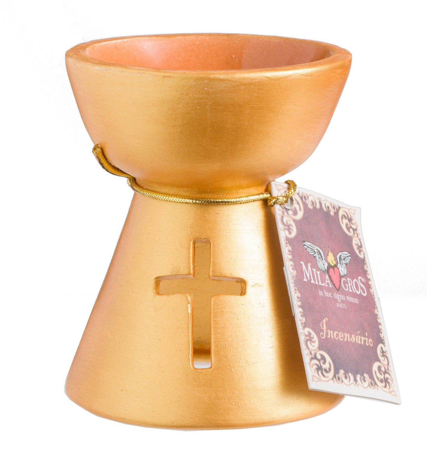 Ceramic Resin Incense Burner — 3.5 in — Various Styles