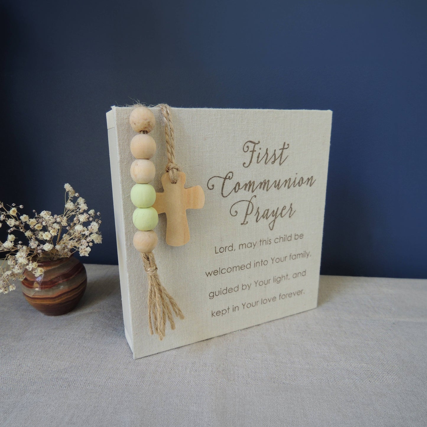 First Communion Fabric Plaque